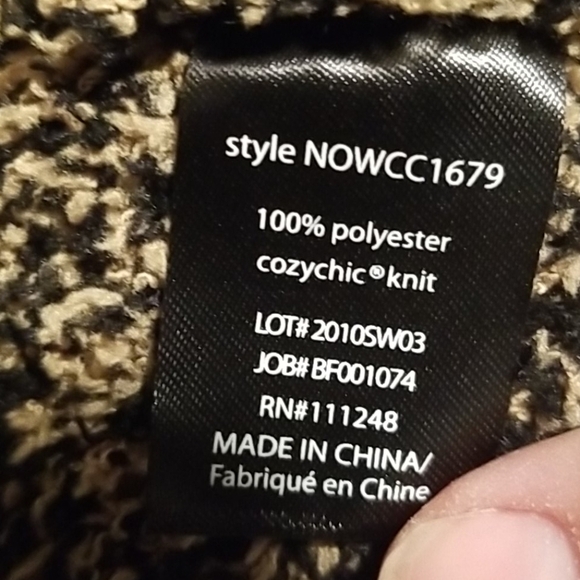 💕BAREFOOT DREAMS💕 CozyChic Leopard Cardigan (M) - Picture 16 of 16